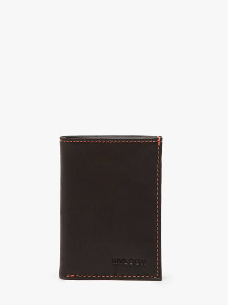 Card Holder Leather Wylson Brown rio W8190-4