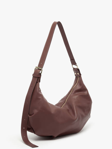 Sac Porté épaule Sauvage Cuir Milano Violet sauvage SA24111 vue secondaire 2