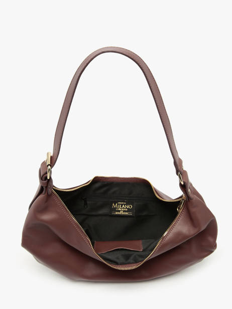 Sac Porté épaule Sauvage Cuir Milano Violet sauvage SA24111 vue secondaire 3