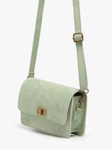 Sac Bandoulière Velvet Cuir Milano Vert velvet VE24115 vue secondaire 2
