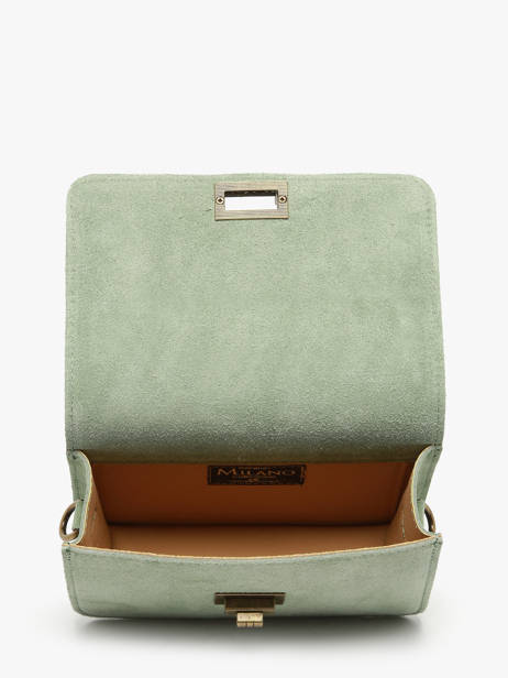 Sac Bandoulière Velvet Cuir Milano Vert velvet VE24115 vue secondaire 3