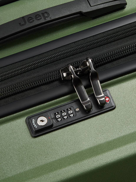 Valise Rigide Extensible Jeep Delsey Vert jeep 821 vue secondaire 1