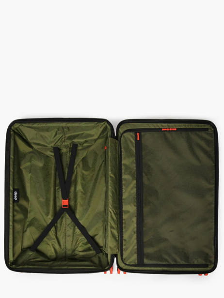 Valise Rigide Extensible Jeep Delsey Vert jeep 821 vue secondaire 3