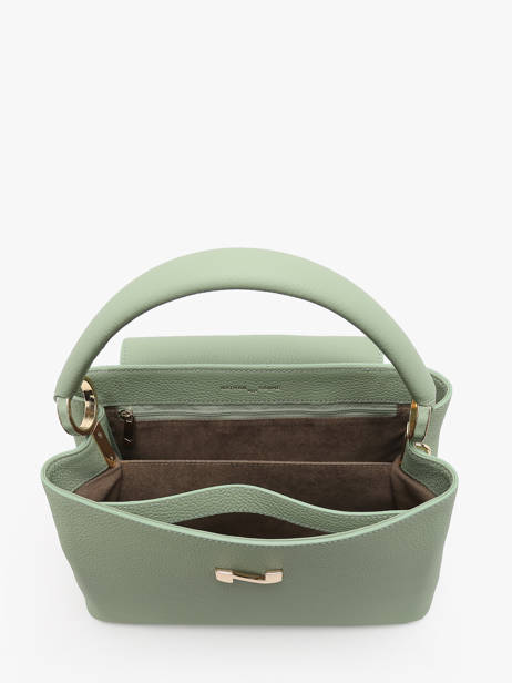 Leather Magnolia Top-handle Bag Nathan baume Green eden 3 other view 3