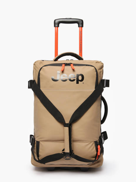 Cabin Duffle Bag On Wheels Jeep Delsey Beige jeep 210