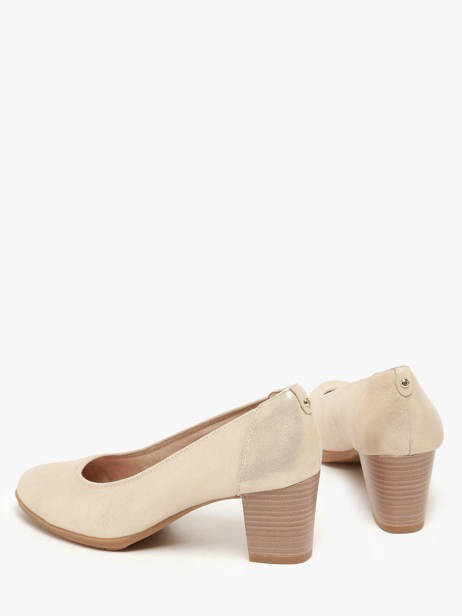 Pumps In Leather Tamaris Beige women 44 other view 2