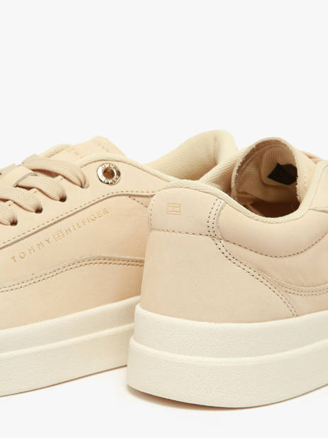 Sneakers In Leather Tommy hilfiger Beige women 8462ACJ other view 2