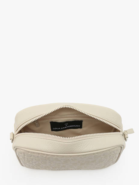 Shoulder Bag Logo Lola casademunt Beige logo 65 other view 2