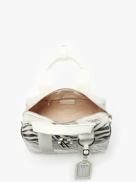 Sac Porté Main Zebra Polyester Vanessa wu Argent zebra MA0122 vue secondaire 3