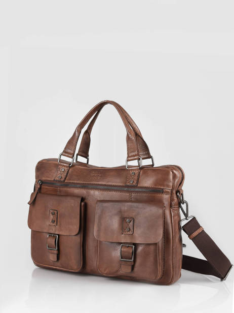 Porte Documents (main) Basilic pepper Beige traveler BTRA08 vue secondaire 2