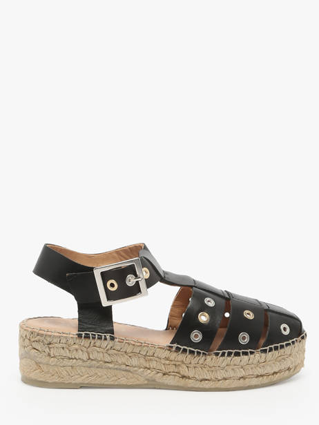 Wedge Espadrilles Gaimo Black women CHERLIN