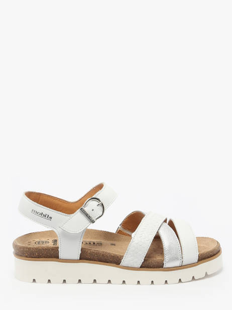 Sandals In Leather Mephisto White women P5146718