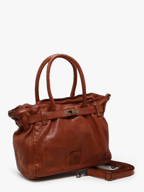 Sac Porté épaule Heritage Cuir Biba Marron heritage BT26 vue secondaire 2