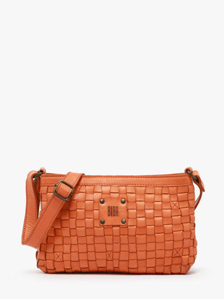 Sac Bandoulière Heritage Cuir Biba Orange heritage KA9