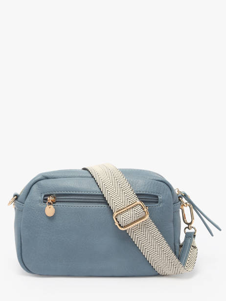 Sac Bandoulière Zip Lulu castagnette Bleu zip VICTOIRE vue secondaire 5