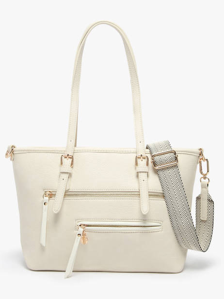 Sac Porté épaule Zip Lulu castagnette Beige zip WILFRIED vue secondaire 4