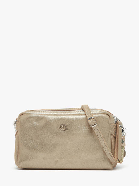 Sac Mama Xs Cuir Mila louise Beige vintage 23673XSX vue secondaire 3