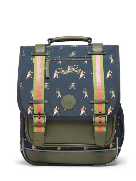 Sac à Dos 2 Compartiments Cameleon Vert vintage urban PBVBSD39 vue secondaire 6