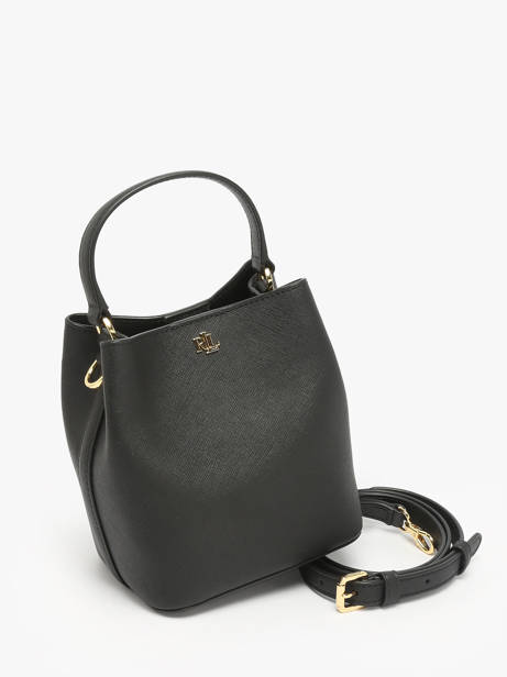 Sac Bandoulière Reese Cuir Lauren ralph lauren Noir reese 31977411 vue secondaire 2