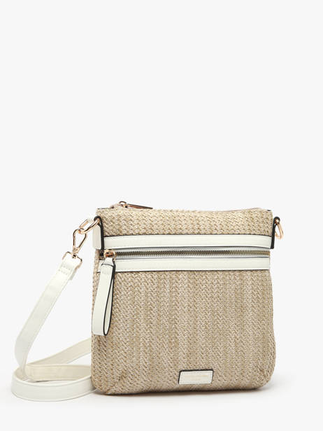 Sac Bandoulière St Tropez David jones Blanc st tropez CM7537 vue secondaire 2
