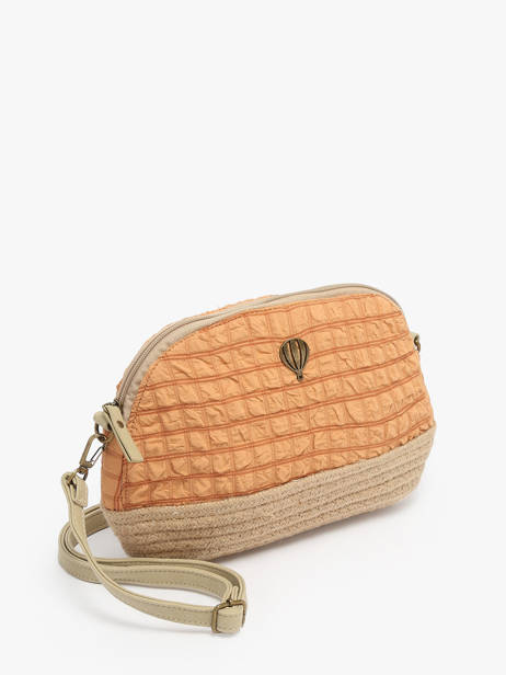 Sac Bandoulière Gaufrette Polyester Le voyage en panier Orange gaufrette PM883 vue secondaire 2