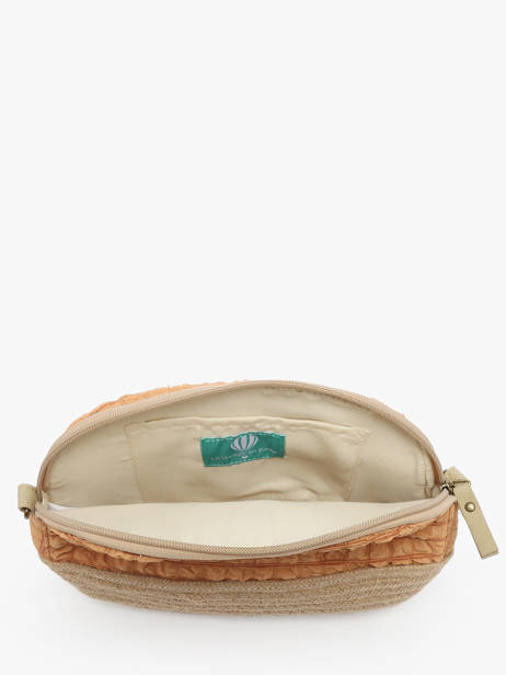 Sac Bandoulière Gaufrette Polyester Le voyage en panier Orange gaufrette PM883 vue secondaire 3