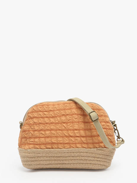 Sac Bandoulière Gaufrette Polyester Le voyage en panier Orange gaufrette PM883 vue secondaire 4