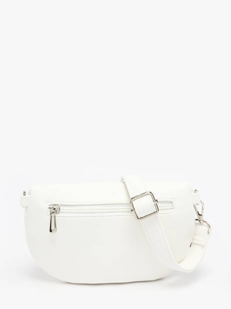 Sac Banane Miniprix Blanc grained F8546 vue secondaire 3