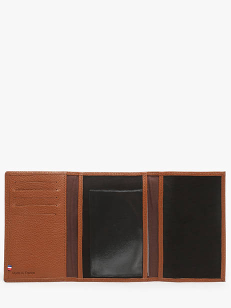 Porte Papiers Madras Cuir Etrier Marron madras EMAD024 vue secondaire 2