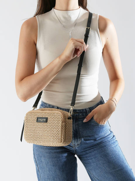 Sac Bandoulière Osier Lancaster Beige osier 30 vue secondaire 1