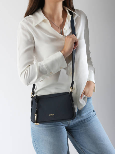 Sac Bandoulière Faubourg Cuir Lancel Bleu faubourg A13524 vue secondaire 1