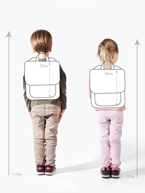 Mini Sac à Dos Pret Beige be soft and king 4183 vue secondaire 1