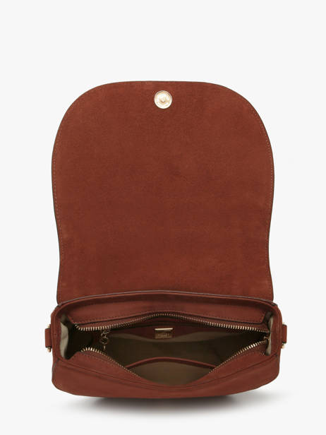 Sac Bandoulière M Lasso Cuir Etrier Marron lasso ELAS152M vue secondaire 3