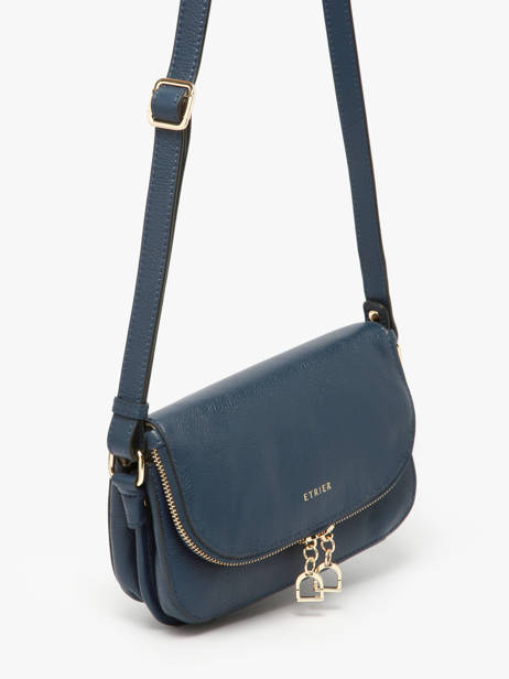 Sac Bandoulière S Tradition Cuir Etrier Bleu tradition ETRA059S vue secondaire 2