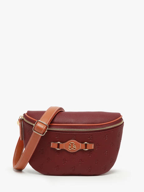 Sac Banane Lulu castagnette Violet embossed YUTH