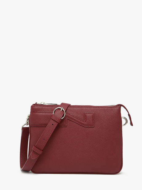 Sac Bandoulière Milano Cuir Nathan baume Rouge n city 3