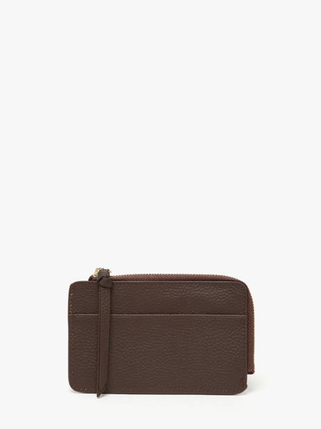 Porte-cartes Cuir Crinkles Marron caviar 14318 vue secondaire 2