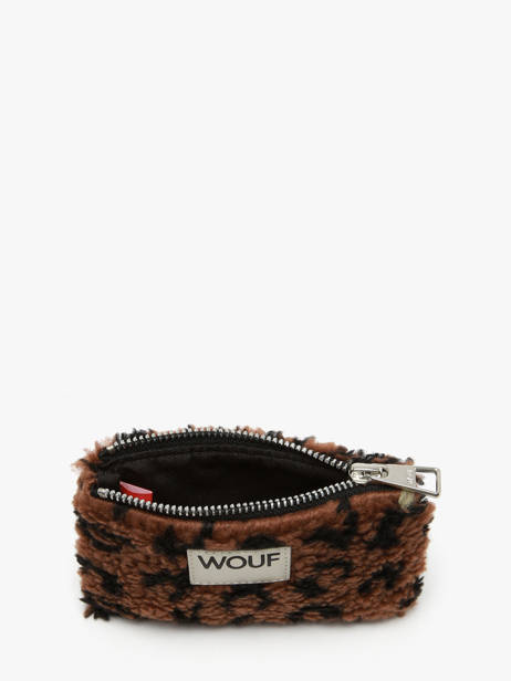Porte-monnaie Wouf Marron teddy PS250030 vue secondaire 1