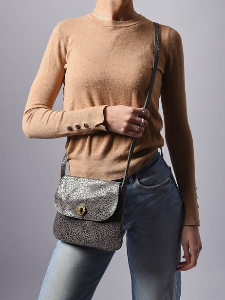 Sac Bandoulière Totally Cuir Pieces Gris totally 17138919 vue secondaire 1