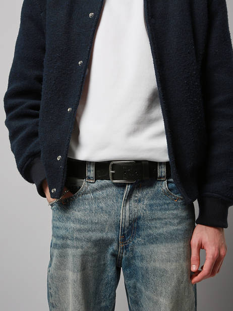 Ceinture Ajustable Von dutch Noir belt ACIDE vue secondaire 1