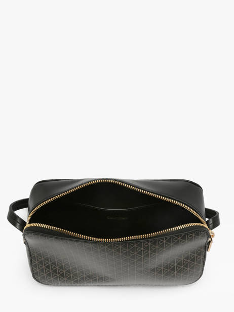 Sac Bandoulière Coated Emblem Calvin klein jeans Noir coated emblem 4F3268G vue secondaire 3