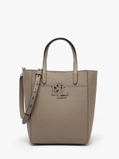 Sac Bandoulière Cameryn Cuir Lauren ralph lauren Marron cameryn 31966760