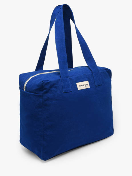 Le Sac Porté épaule A4 Célestins Coton Recyclé Rivedroite Bleu timeless CELESTIM vue secondaire 2