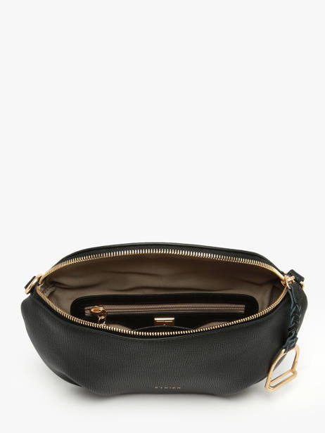 Sac Banane Torsade Cuir Etrier Noir torsade ETOS022M vue secondaire 2