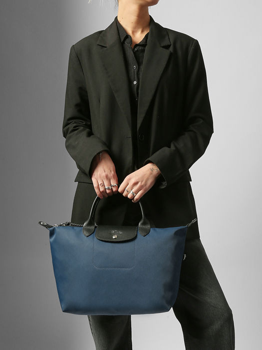 Longchamp Le pliage energy Sacs porté main Bleu