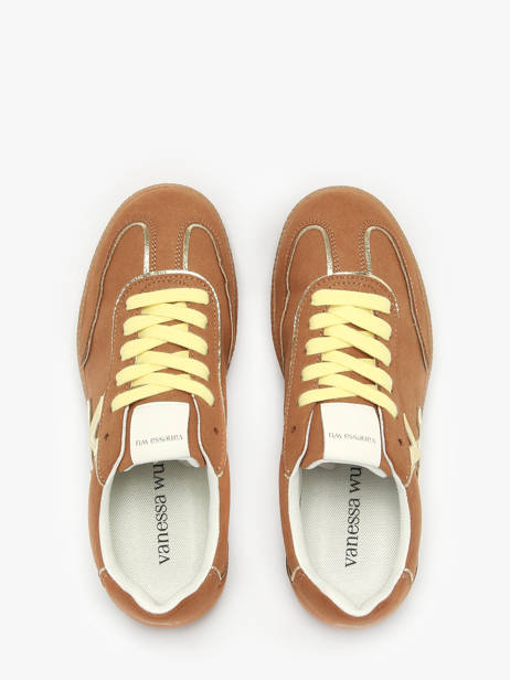 Sneakers Vanessa wu Marron women BK2837CM vue secondaire 3