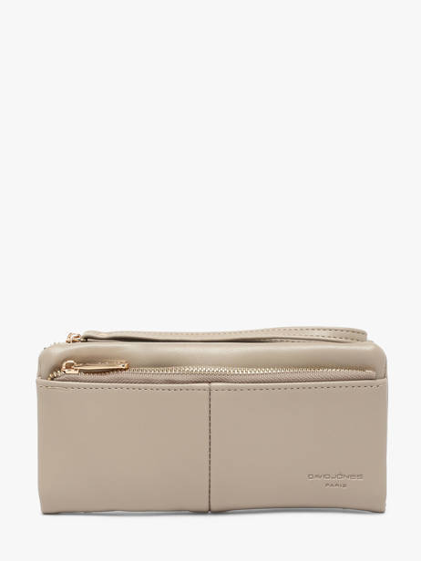 Portefeuille Soft David jones Beige soft P159