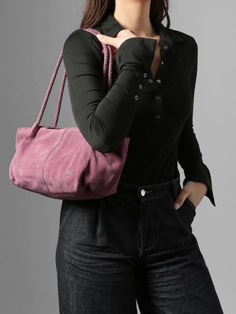 Sac Porté épaule Leather Biba Rose leather SOR4L vue secondaire 1