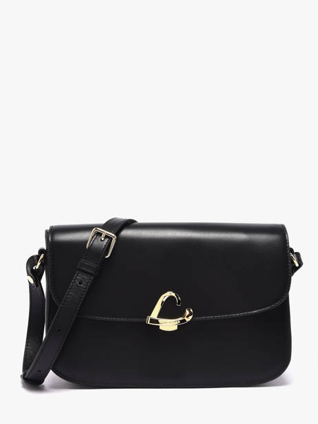 Sac Bandoulière Paris Philos Cuir Lancaster Noir paris philos 82