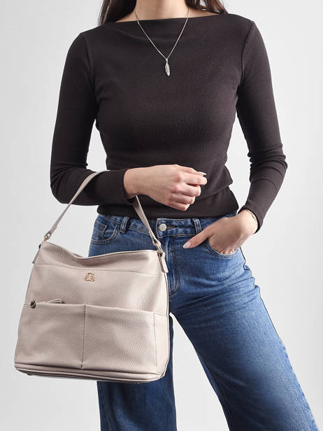 Sac Porté épaule Soft Lulu castagnette Beige soft AISSAM vue secondaire 1